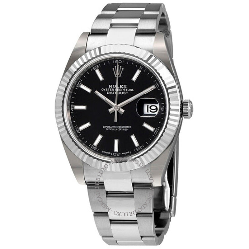 Relógio Datejust 41 Mostrador Preto 41 mm - Mercado de Luxo - O Maior E-Commerce de Bens, Produtos e Serviços de Luxo do Brasil.