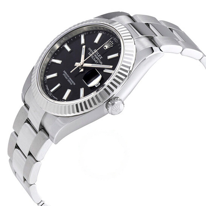 Relógio Datejust 41 Mostrador Preto 41 mm - Mercado de Luxo - O Maior E-Commerce de Bens, Produtos e Serviços de Luxo do Brasil.