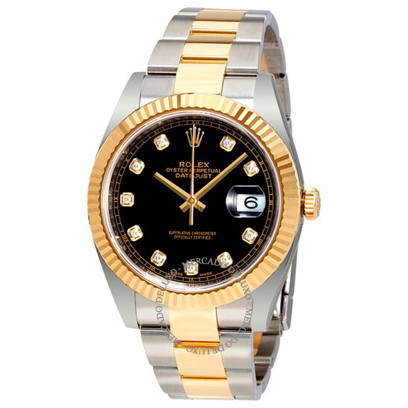 Relógio Datejust 41 Mostrador Preto 41 mm - Mercado de Luxo - O Maior E-Commerce de Bens, Produtos e Serviços de Luxo do Brasil.