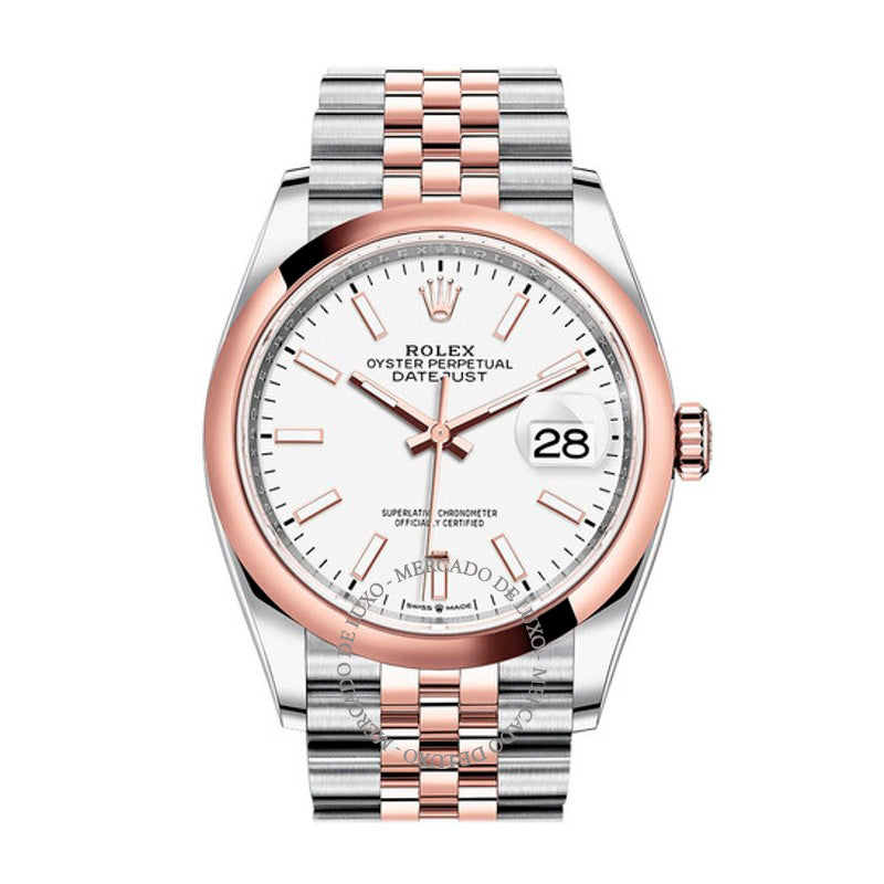 Relógio Datejust 36 Mostrador Branco 36 mm - Mercado de Luxo - O Maior E-Commerce de Bens, Produtos e Serviços de Luxo do Brasil.