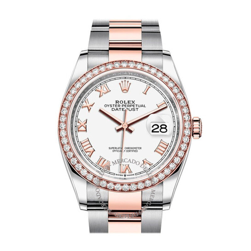 Relógio Datejust 36 Mostrador Branco 36 mm - Mercado de Luxo - O Maior E-Commerce de Bens, Produtos e Serviços de Luxo do Brasil.