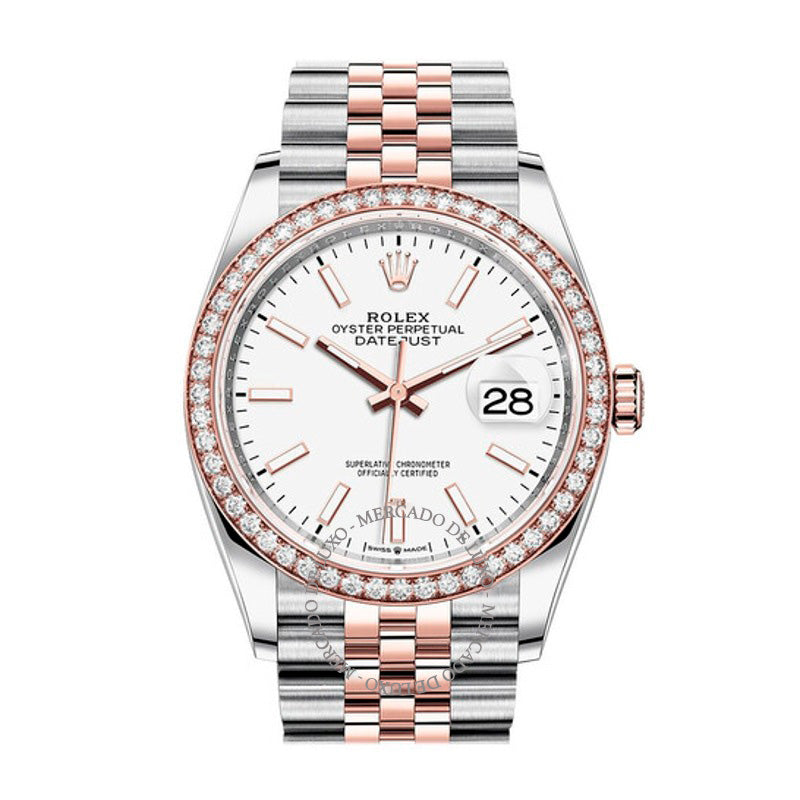 Relógio Datejust 36 Mostrador Branco 36 mm - Mercado de Luxo - O Maior E-Commerce de Bens, Produtos e Serviços de Luxo do Brasil.