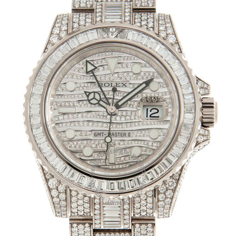Relógio GMT Master II Diamante 40 mm - Mercado de Luxo - O Maior E-Commerce de Bens, Produtos e Serviços de Luxo do Brasil.