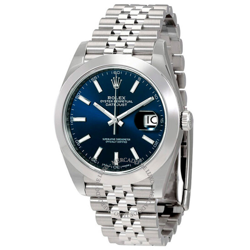 Relógio Datejust 41 Mostrador Azul 41 mm - Mercado de Luxo - O Maior E-Commerce de Bens, Produtos e Serviços de Luxo do Brasil.