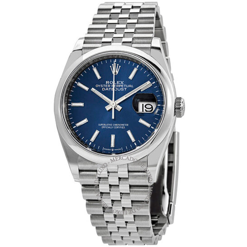 Relógio Datejust 36 Mostrador Azul 36 mm - Mercado de Luxo - O Maior E-Commerce de Bens, Produtos e Serviços de Luxo do Brasil.