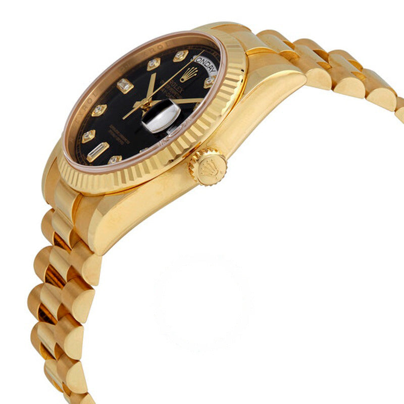 Relógio Mostrador preto Day-Date 36 mm - Mercado de Luxo - O Maior E-Commerce de Bens, Produtos e Serviços de Luxo do Brasil.