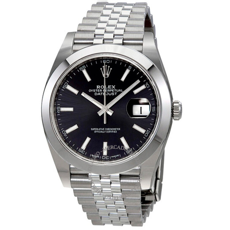 Relógio Datejust Mostrador Preto 41 mm - Mercado de Luxo - O Maior E-Commerce de Bens, Produtos e Serviços de Luxo do Brasil.