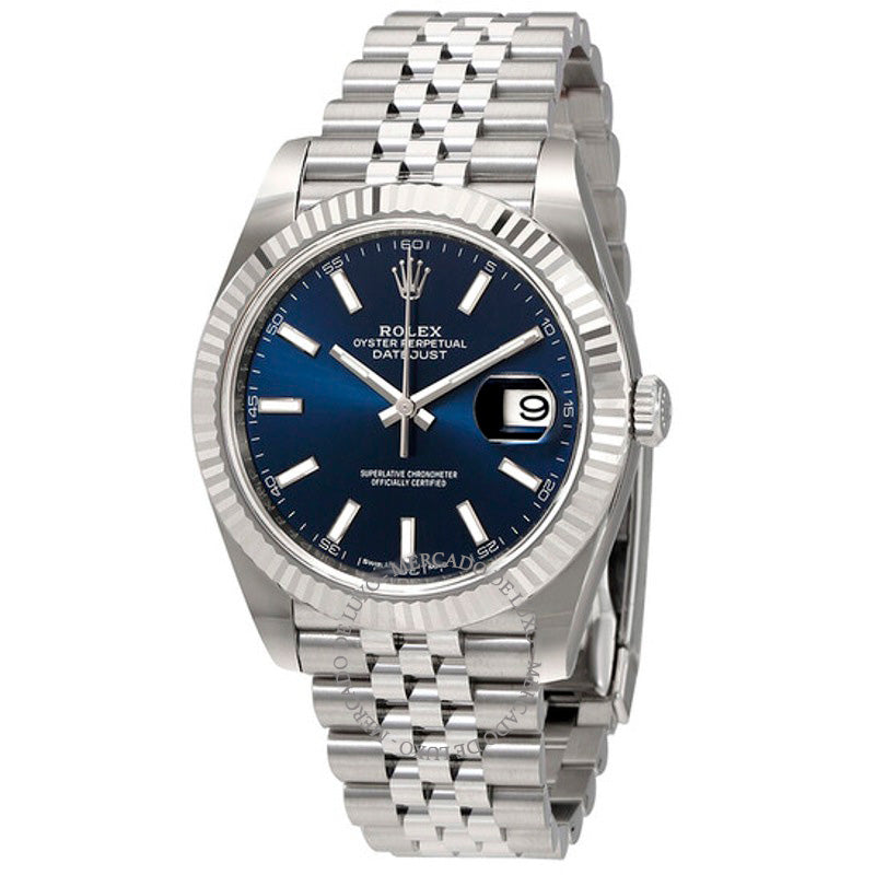 Relógio Datejust Mostrador Azul 41 mm - Mercado de Luxo - O Maior E-Commerce de Bens, Produtos e Serviços de Luxo do Brasil.