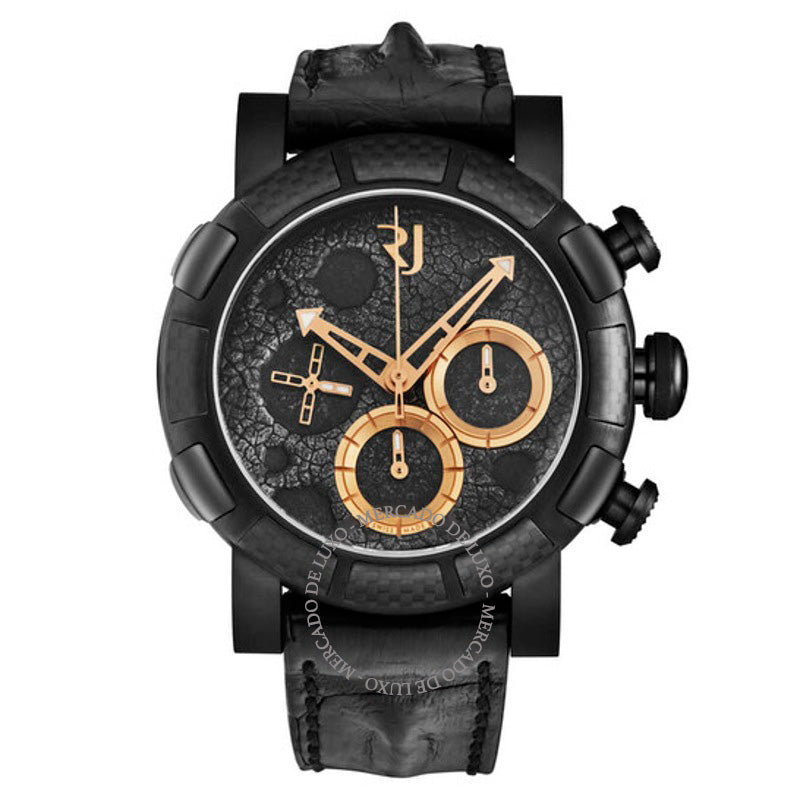 Relógio Moon Dust-Dna Cronógrafo Automático Mostrador Preto 46 mm - Mercado de Luxo - O Maior E-Commerce de Bens, Produtos e Serviços de Luxo do Brasil.