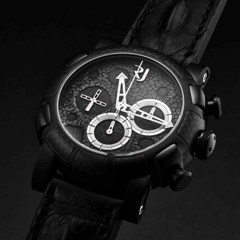 Relógio Moon Dust-Dna Cronógrafo Automático Mostrador Preto 46 mm - Mercado de Luxo - O Maior E-Commerce de Bens, Produtos e Serviços de Luxo do Brasil.