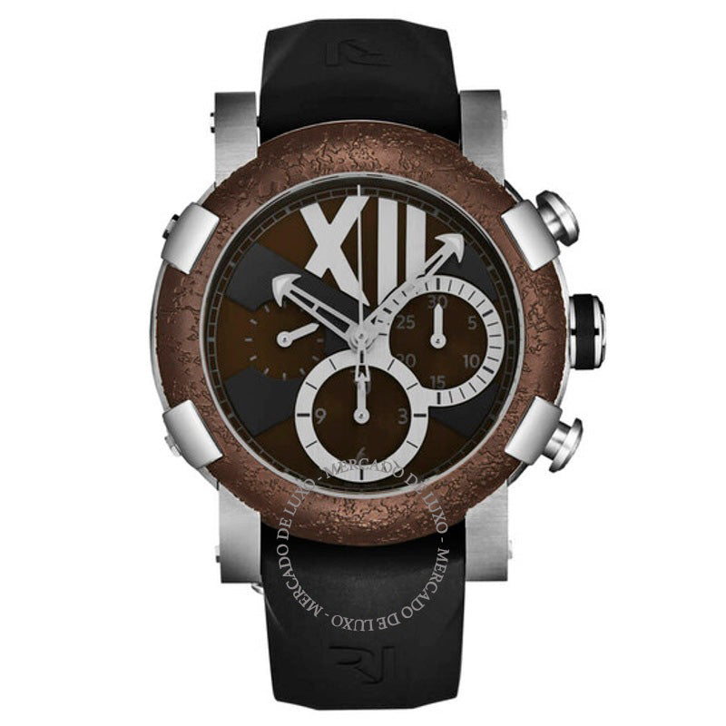 Relógio Titanic-Dna Cronógrafo Automático Mostrador Marrom 46 mm - Mercado de Luxo - O Maior E-Commerce de Bens, Produtos e Serviços de Luxo do Brasil.