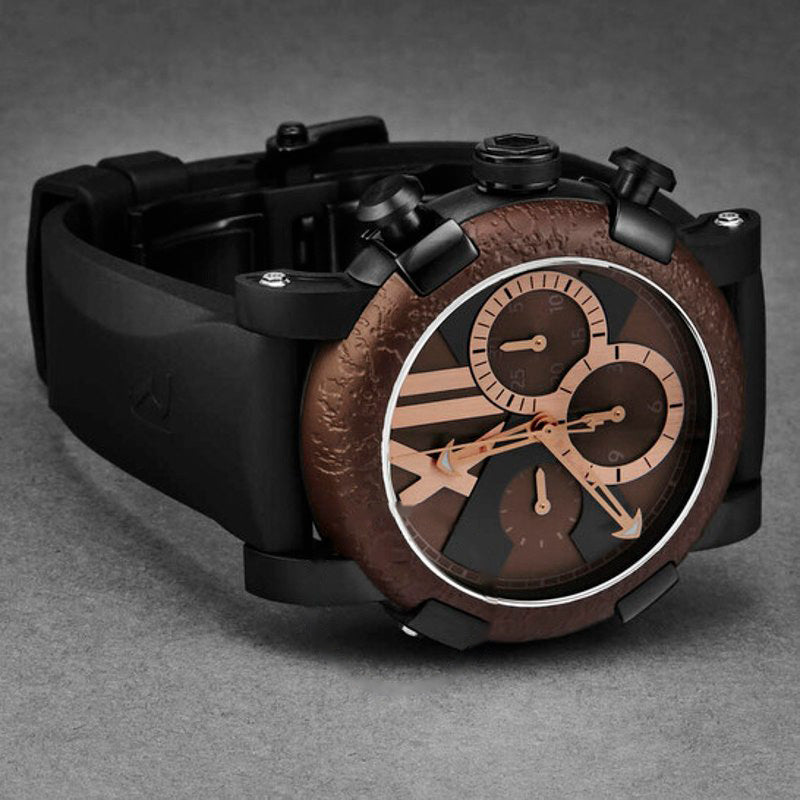 Relógio Titanic-Dna Cronógrafo Automático Mostrador Marrom 46 mm - Mercado de Luxo - O Maior E-Commerce de Bens, Produtos e Serviços de Luxo do Brasil.