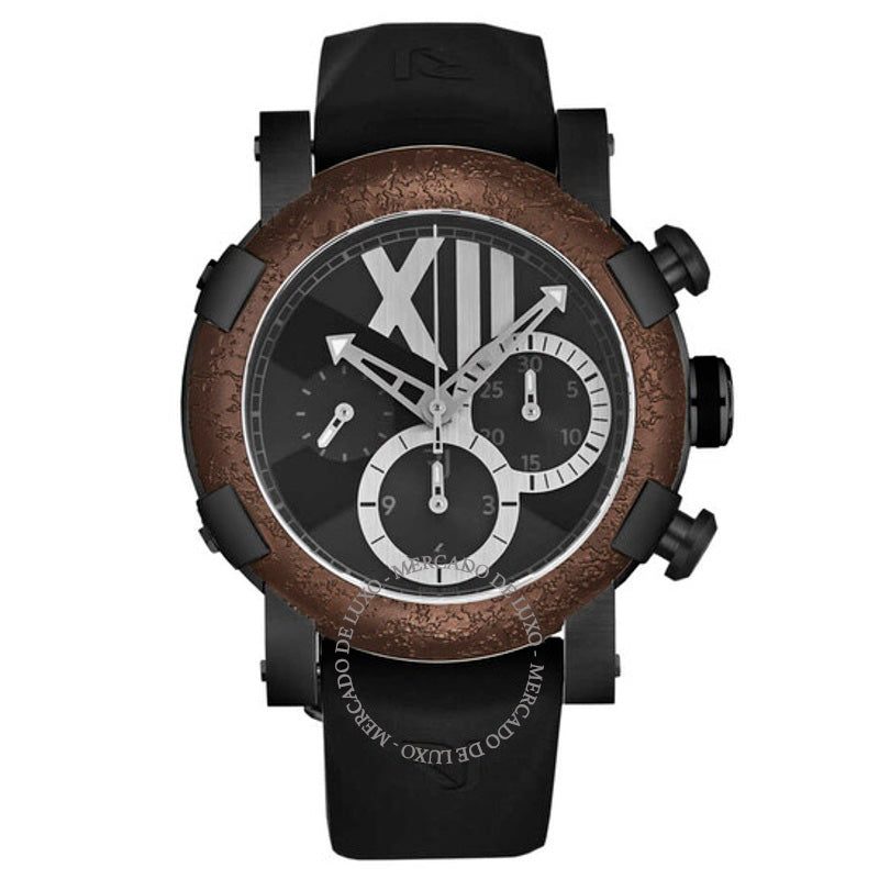 Relógio Titanic-Dna Cronógrafo Automático Mostrador Preto 46 mm - Mercado de Luxo - O Maior E-Commerce de Bens, Produtos e Serviços de Luxo do Brasil.