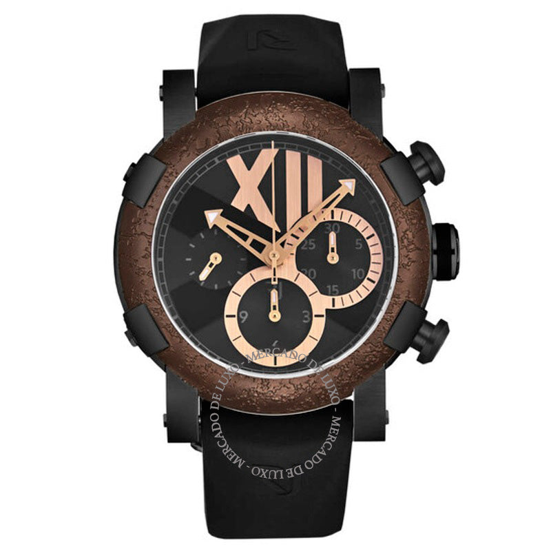 Relógio Titanic-Dna Cronógrafo Automático Mostrador Preto 46 mm - Mercado de Luxo - O Maior E-Commerce de Bens, Produtos e Serviços de Luxo do Brasil.