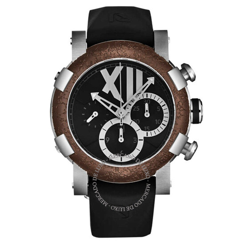 Relógio Titanic-Dna Cronógrafo Automático Mostrador Preto 46 mm - Mercado de Luxo - O Maior E-Commerce de Bens, Produtos e Serviços de Luxo do Brasil.