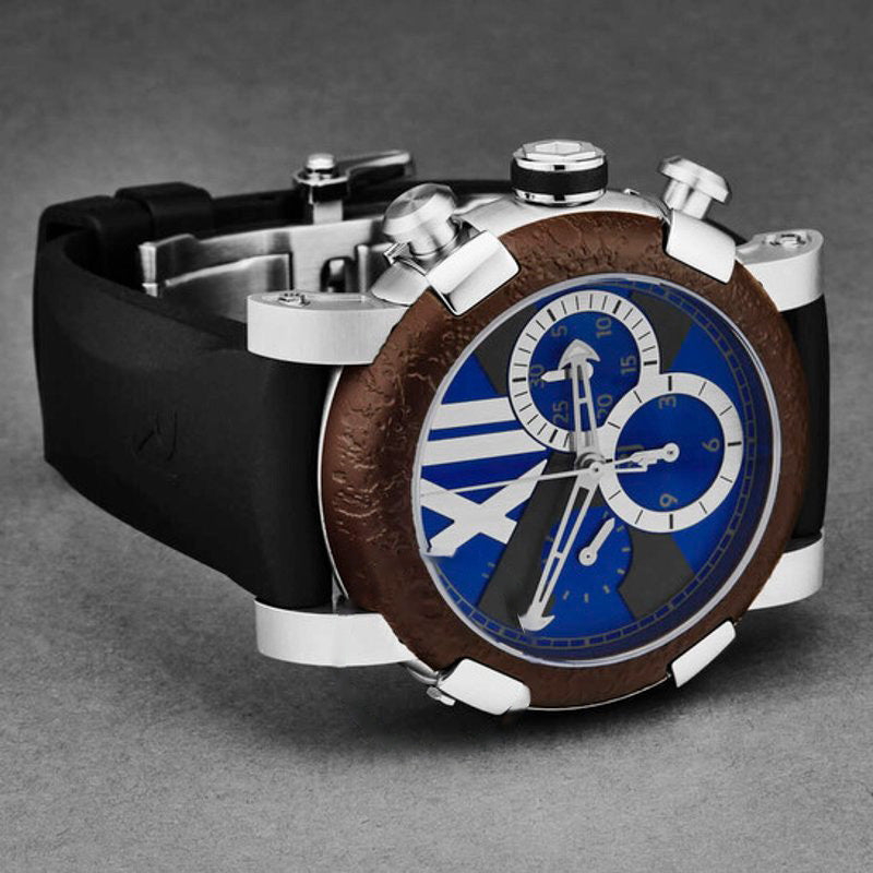 Relógio Titanic-Dna Cronógrafo Automático Mostrador Azul 46 mm - Mercado de Luxo - O Maior E-Commerce de Bens, Produtos e Serviços de Luxo do Brasil.