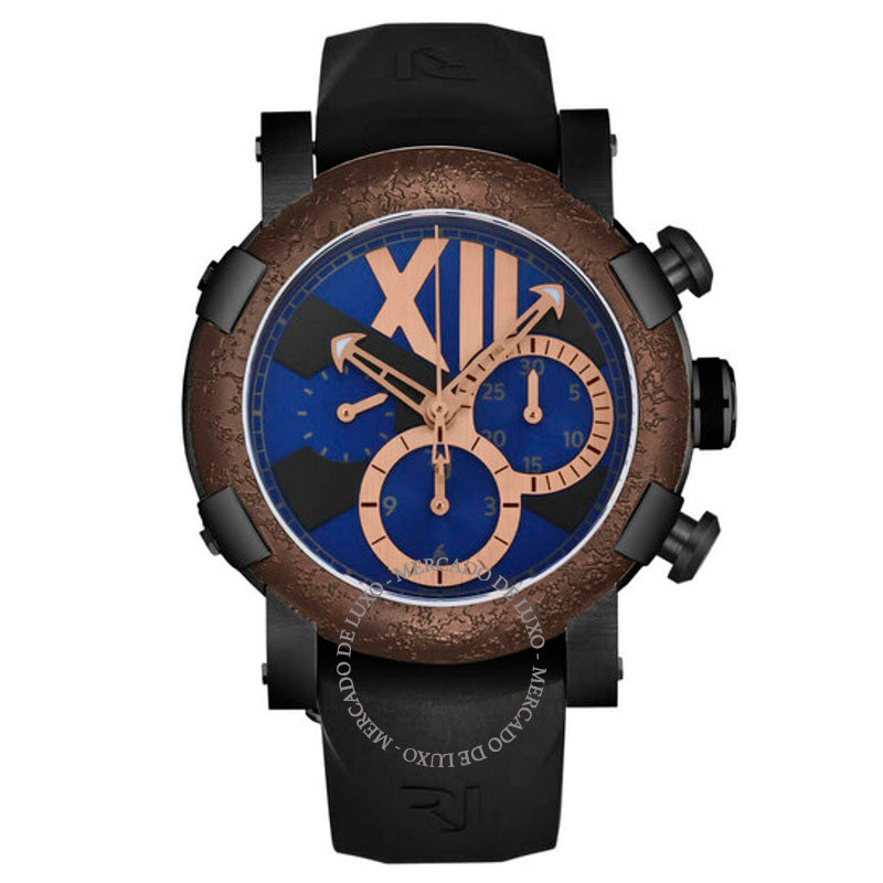 Relógio Titanic-Dna Cronógrafo Automático Mostrador Azul 46 mm - Mercado de Luxo - O Maior E-Commerce de Bens, Produtos e Serviços de Luxo do Brasil.