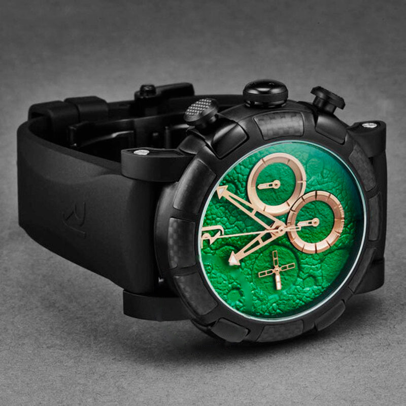 Relógio Moon Dust Cronógrafo Automático Mostrador Verde 46 mm - Mercado de Luxo - O Maior E-Commerce de Bens, Produtos e Serviços de Luxo do Brasil.
