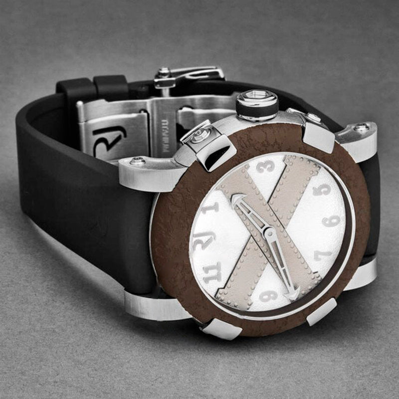 Relógio Titanic A La Grande Automático Mostrador Branco 46 mm - Mercado de Luxo - O Maior E-Commerce de Bens, Produtos e Serviços de Luxo do Brasil.