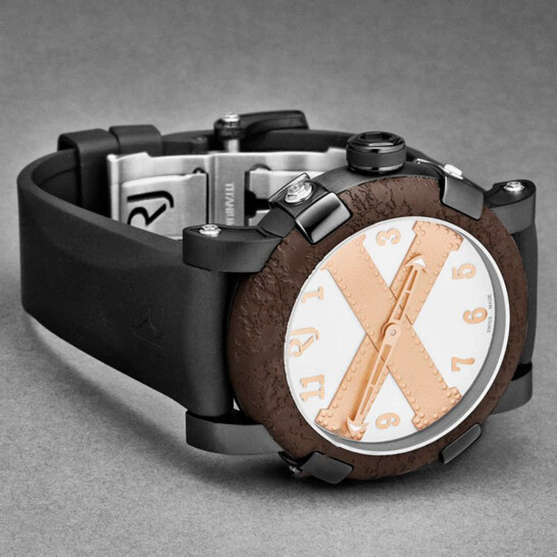 Relógio Titanic A La Grande Automático Mostrador Branco 46 mm - Mercado de Luxo - O Maior E-Commerce de Bens, Produtos e Serviços de Luxo do Brasil.