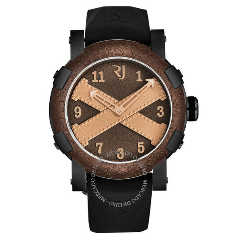 Relógio Titanic A La Grande Automático Mostrador Marrom 46 mm - Mercado de Luxo - O Maior E-Commerce de Bens, Produtos e Serviços de Luxo do Brasil.