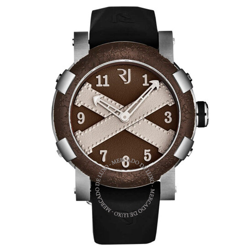 Relógio Titanic A La Grande Automático Mostrador Marrom 46 mm - Mercado de Luxo - O Maior E-Commerce de Bens, Produtos e Serviços de Luxo do Brasil.