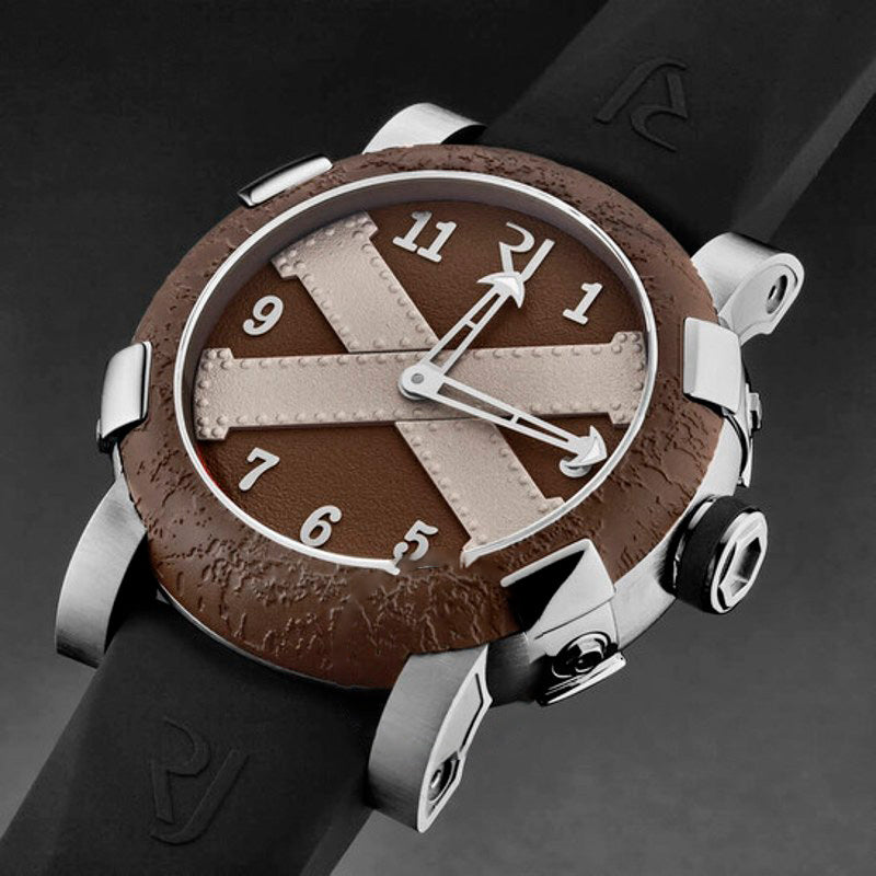 Relógio Titanic A La Grande Automático Mostrador Marrom 46 mm - Mercado de Luxo - O Maior E-Commerce de Bens, Produtos e Serviços de Luxo do Brasil.