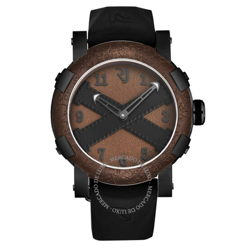 Relógio Titanic A La Grande Automático Mostrador Marrom 46 mm - Mercado de Luxo - O Maior E-Commerce de Bens, Produtos e Serviços de Luxo do Brasil.
