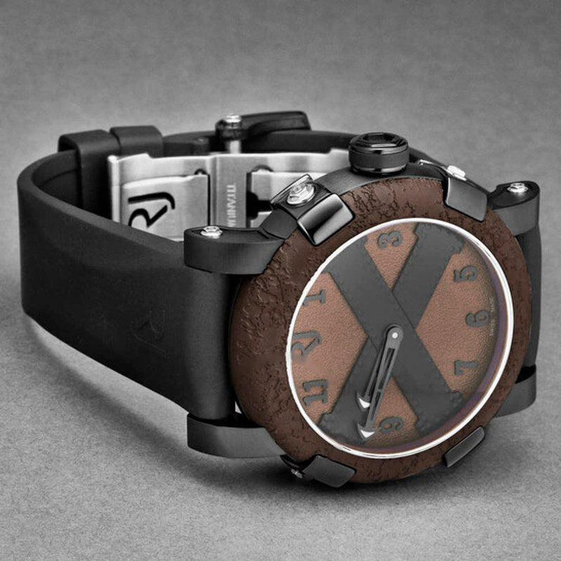 Relógio Titanic A La Grande Automático Mostrador Marrom 46 mm - Mercado de Luxo - O Maior E-Commerce de Bens, Produtos e Serviços de Luxo do Brasil.