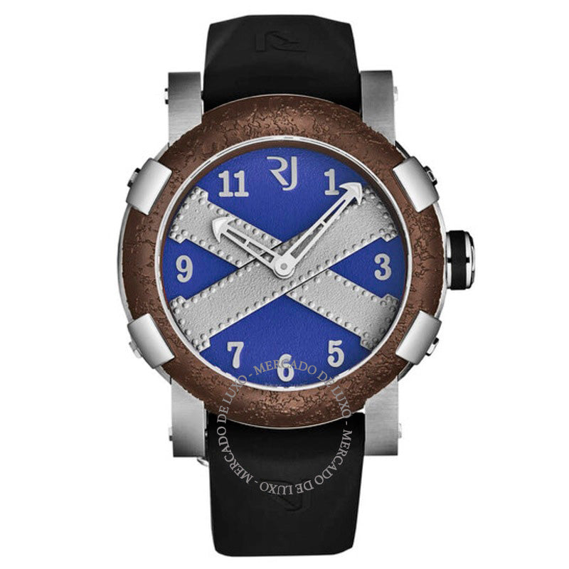 Relógio Titanic A La Grande Automático Mostrador Azul 46 mm - Mercado de Luxo - O Maior E-Commerce de Bens, Produtos e Serviços de Luxo do Brasil.