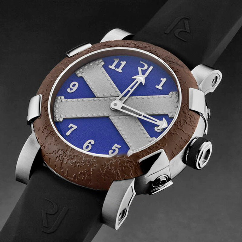 Relógio Titanic A La Grande Automático Mostrador Azul 46 mm - Mercado de Luxo - O Maior E-Commerce de Bens, Produtos e Serviços de Luxo do Brasil.