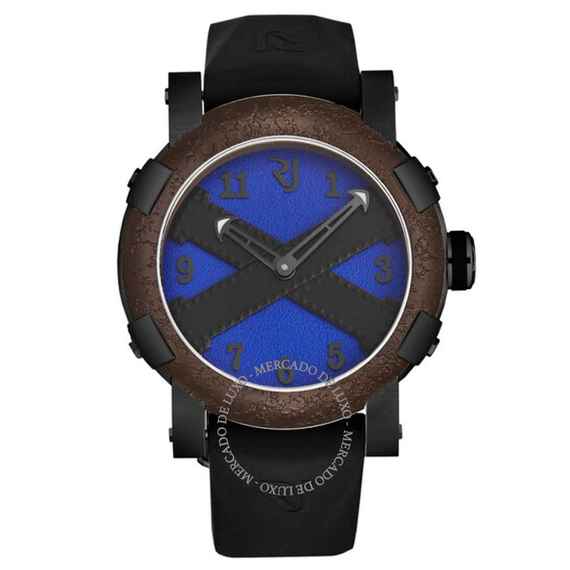Relógio Titanic A La Grande Automático Mostrador Azul 46 mm - Mercado de Luxo - O Maior E-Commerce de Bens, Produtos e Serviços de Luxo do Brasil.