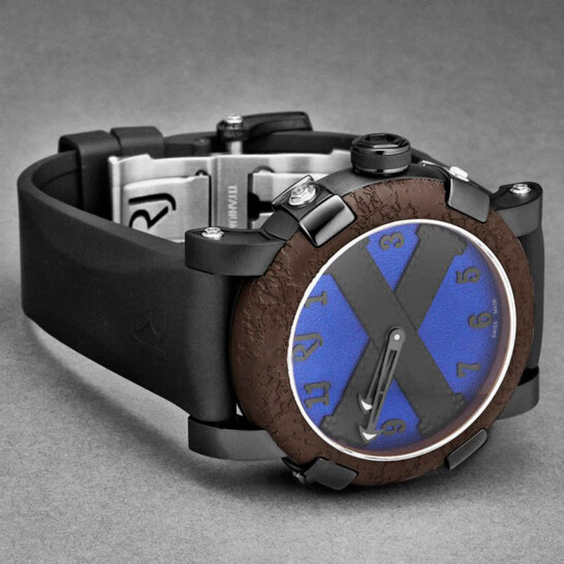 Relógio Titanic A La Grande Automático Mostrador Azul 46 mm - Mercado de Luxo - O Maior E-Commerce de Bens, Produtos e Serviços de Luxo do Brasil.