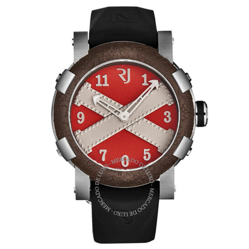 Relógio Titanic A La Grande Automático Mostrador Vermelho 46 mm - Mercado de Luxo - O Maior E-Commerce de Bens, Produtos e Serviços de Luxo do Brasil.
