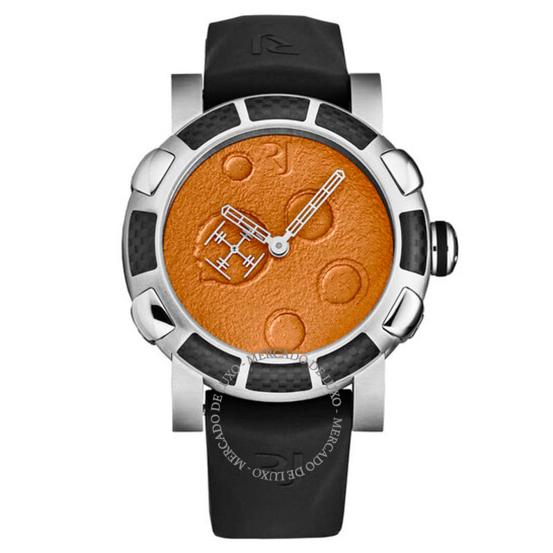 Relógio Moondust Automático Mostrador Laranja 46 mm - Mercado de Luxo - O Maior E-Commerce de Bens, Produtos e Serviços de Luxo do Brasil.