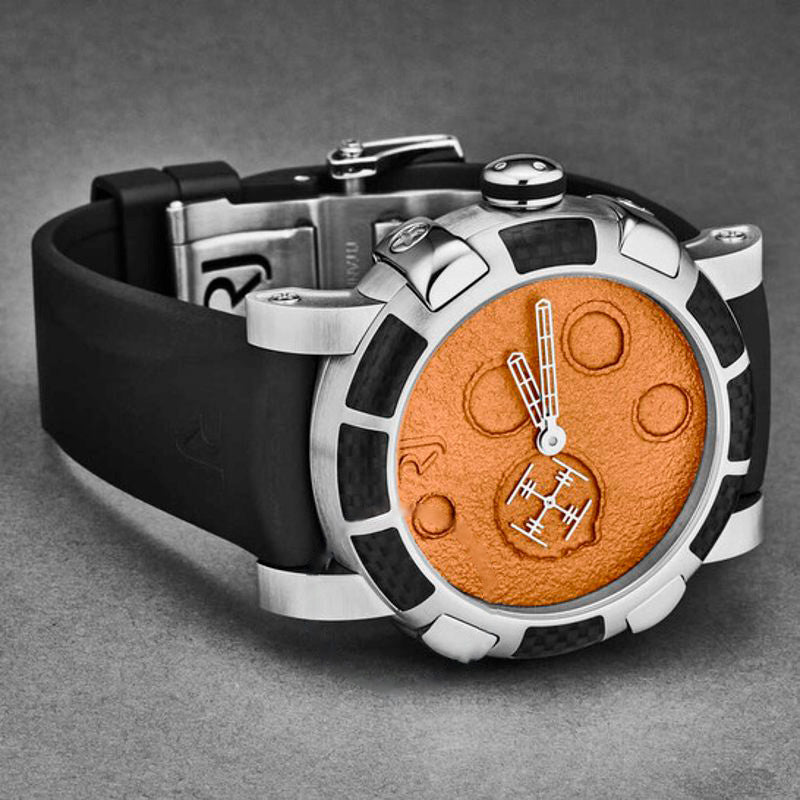 Relógio Moondust Automático Mostrador Laranja 46 mm - Mercado de Luxo - O Maior E-Commerce de Bens, Produtos e Serviços de Luxo do Brasil.