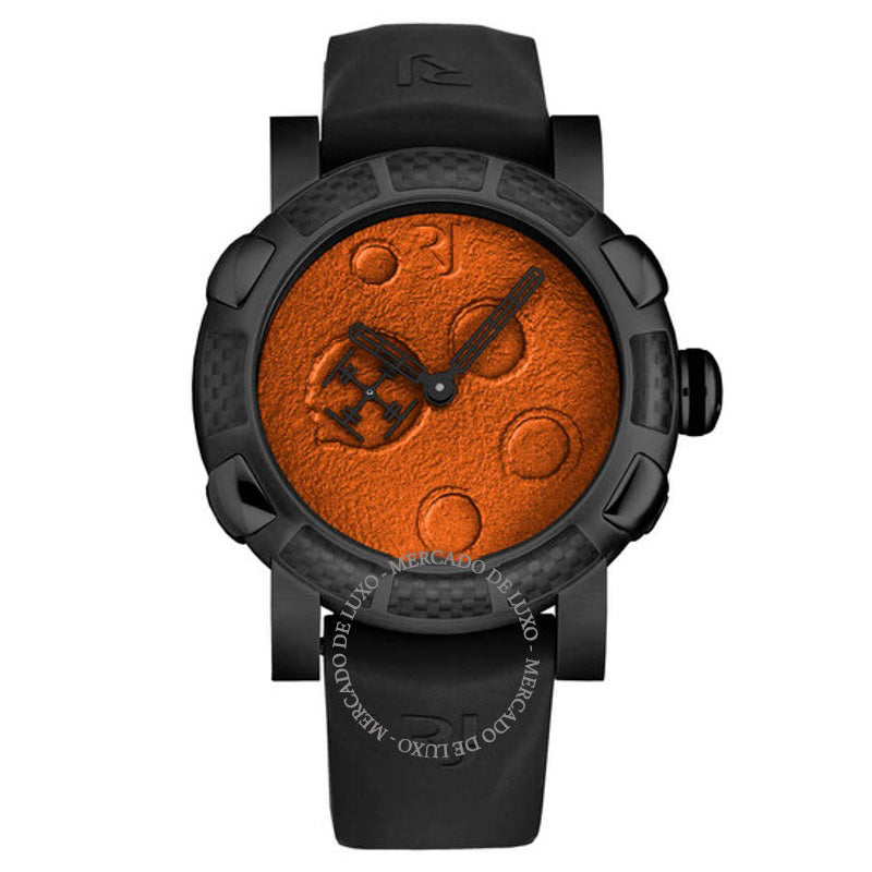 Relógio Moon Dust Automático Mostrador Laranja 46 mm - Mercado de Luxo - O Maior E-Commerce de Bens, Produtos e Serviços de Luxo do Brasil.