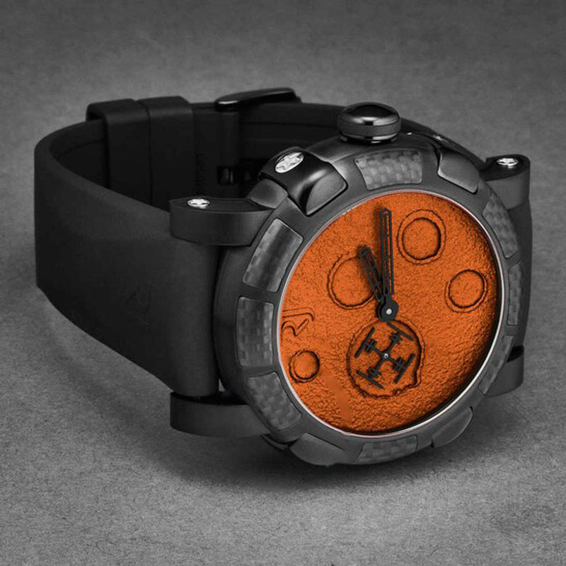 Relógio Moon Dust Automático Mostrador Laranja 46 mm - Mercado de Luxo - O Maior E-Commerce de Bens, Produtos e Serviços de Luxo do Brasil.