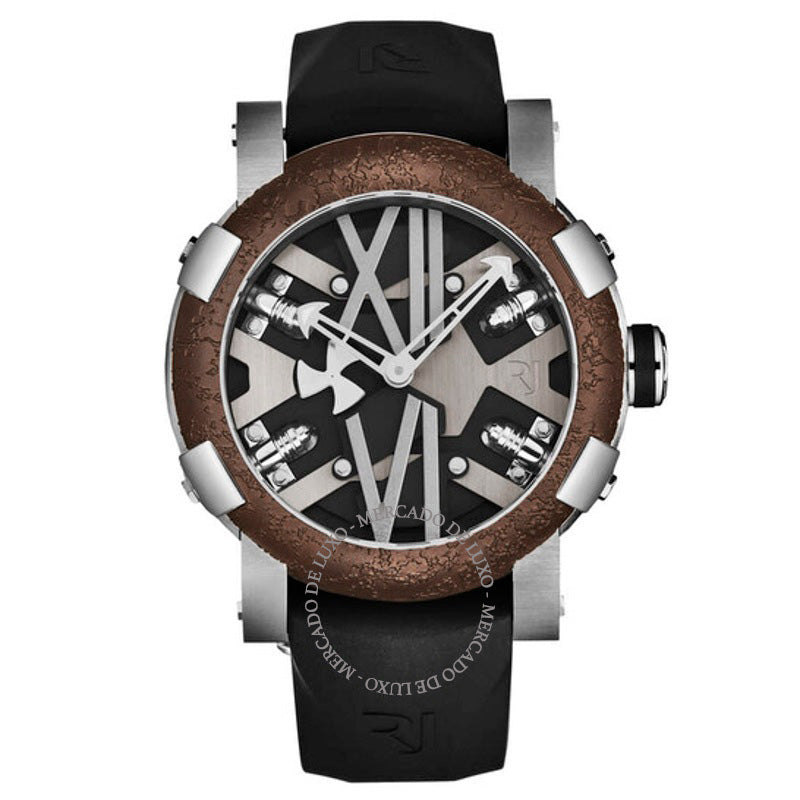 Relógio Steampunk Automático Mostrador Preto 46 mm - Mercado de Luxo - O Maior E-Commerce de Bens, Produtos e Serviços de Luxo do Brasil.