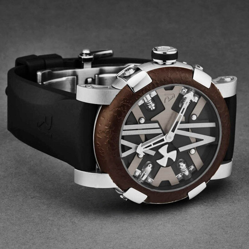 Relógio Steampunk Automático Mostrador Preto 46 mm - Mercado de Luxo - O Maior E-Commerce de Bens, Produtos e Serviços de Luxo do Brasil.
