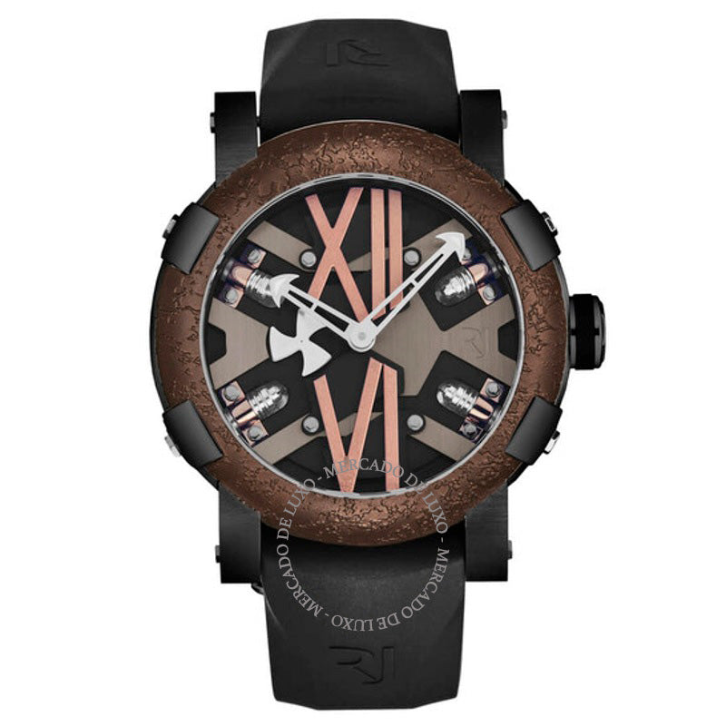 Relógio Steampunk Automático Mostrador Preto 46 mm - Mercado de Luxo - O Maior E-Commerce de Bens, Produtos e Serviços de Luxo do Brasil.