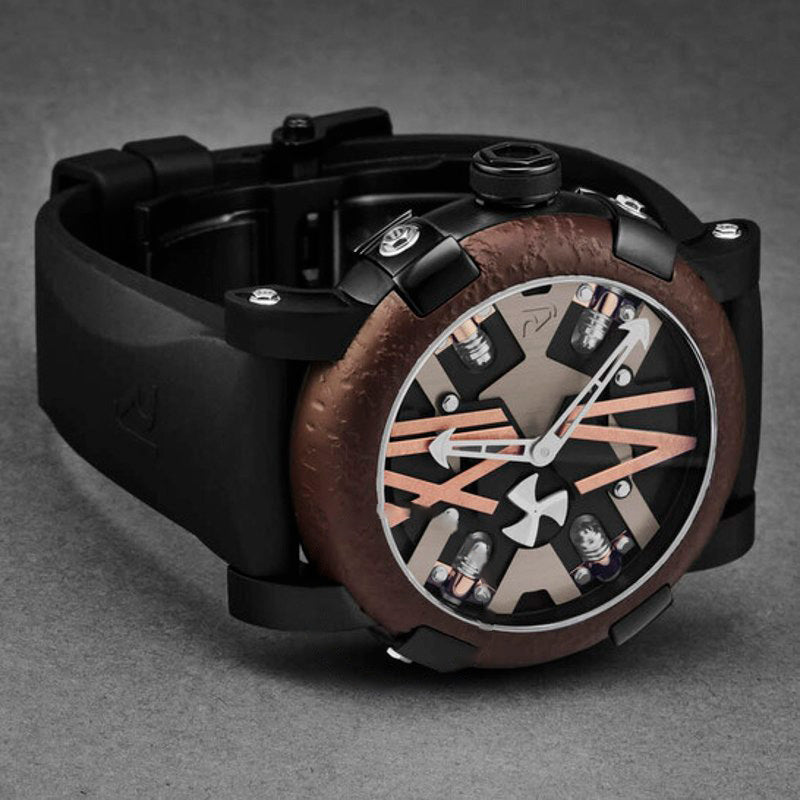 Relógio Steampunk Automático Mostrador Preto 46 mm - Mercado de Luxo - O Maior E-Commerce de Bens, Produtos e Serviços de Luxo do Brasil.
