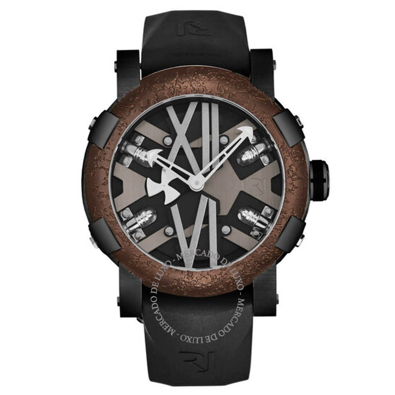 Relógio Steampunk Automático Mostrador Preto 46 mm - Mercado de Luxo - O Maior E-Commerce de Bens, Produtos e Serviços de Luxo do Brasil.