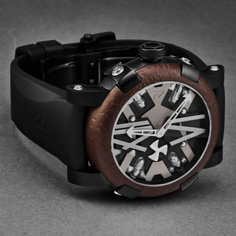 Relógio Steampunk Automático Mostrador Preto 46 mm - Mercado de Luxo - O Maior E-Commerce de Bens, Produtos e Serviços de Luxo do Brasil.