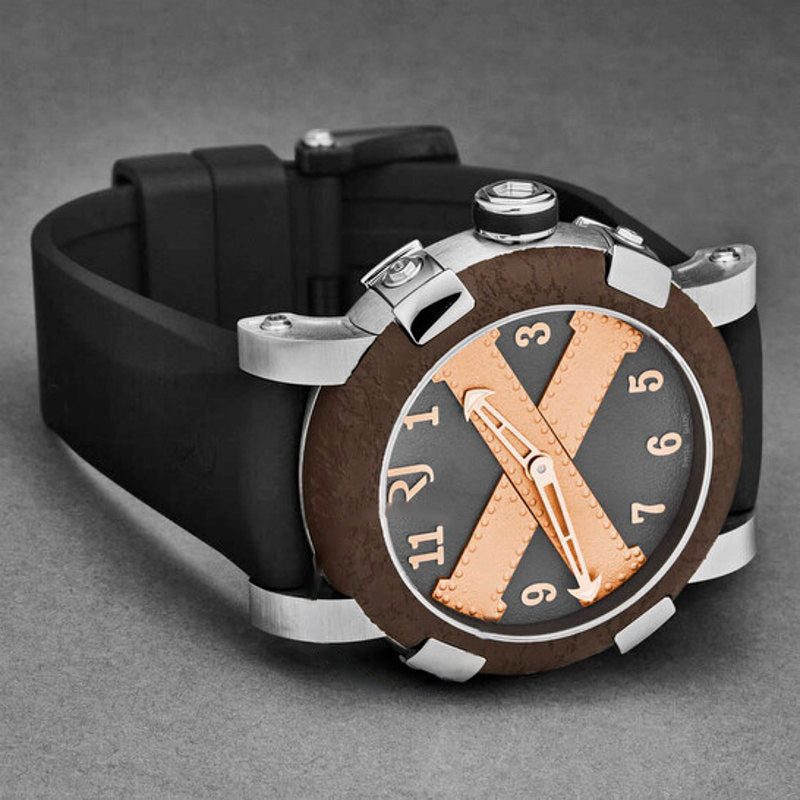 Relógio Titanic A La Grande Mostrador Cinza 46 mm - Mercado de Luxo - O Maior E-Commerce de Bens, Produtos e Serviços de Luxo do Brasil.