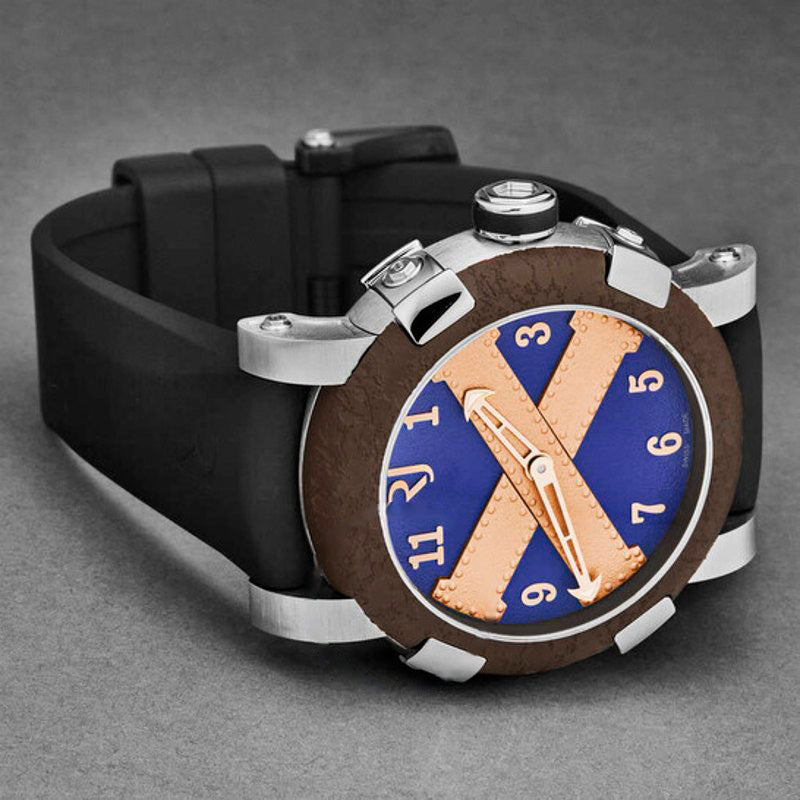 Relógio Titanic A La Grande Mostrador Azul 46 mm - Mercado de Luxo - O Maior E-Commerce de Bens, Produtos e Serviços de Luxo do Brasil.