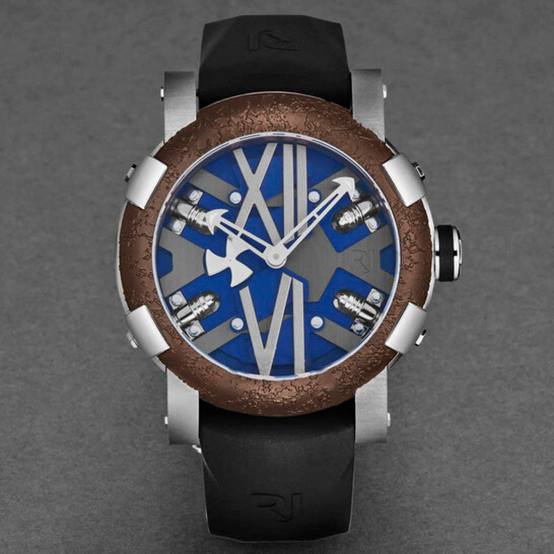 Relógio Mostrador azul automático Steampunk  - Mercado de Luxo - O Maior E-Commerce de Bens, Produtos e Serviços de Luxo do Brasil.