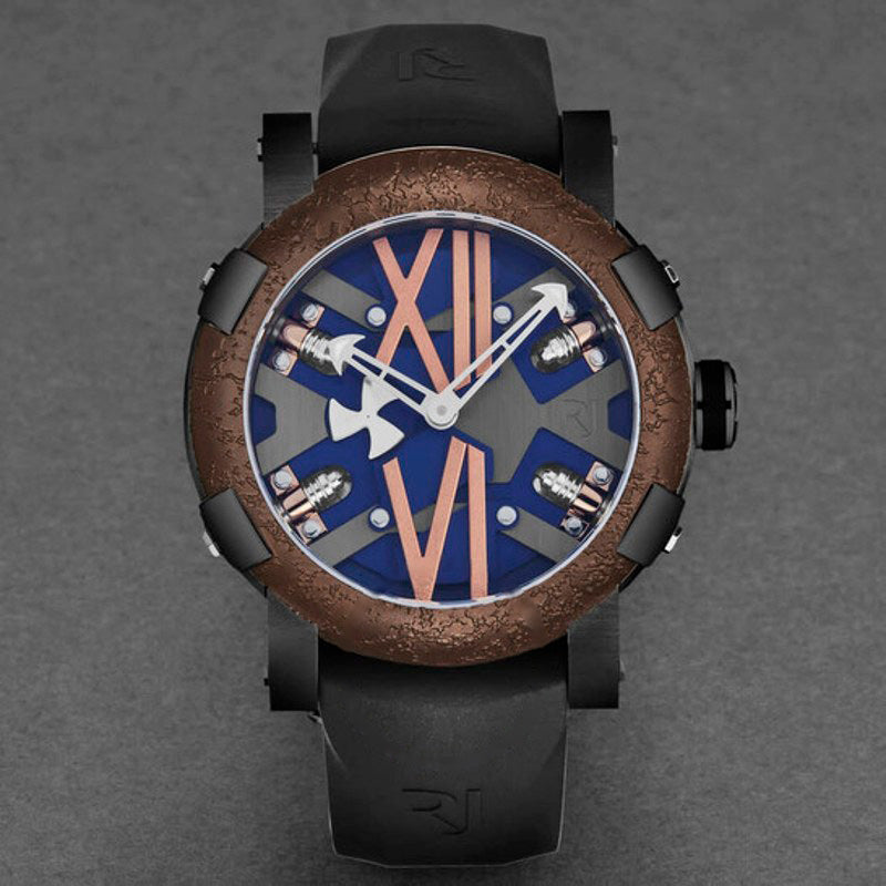 Relógio Mostrador azul automático Steampunk 46 mm - Mercado de Luxo - O Maior E-Commerce de Bens, Produtos e Serviços de Luxo do Brasil.