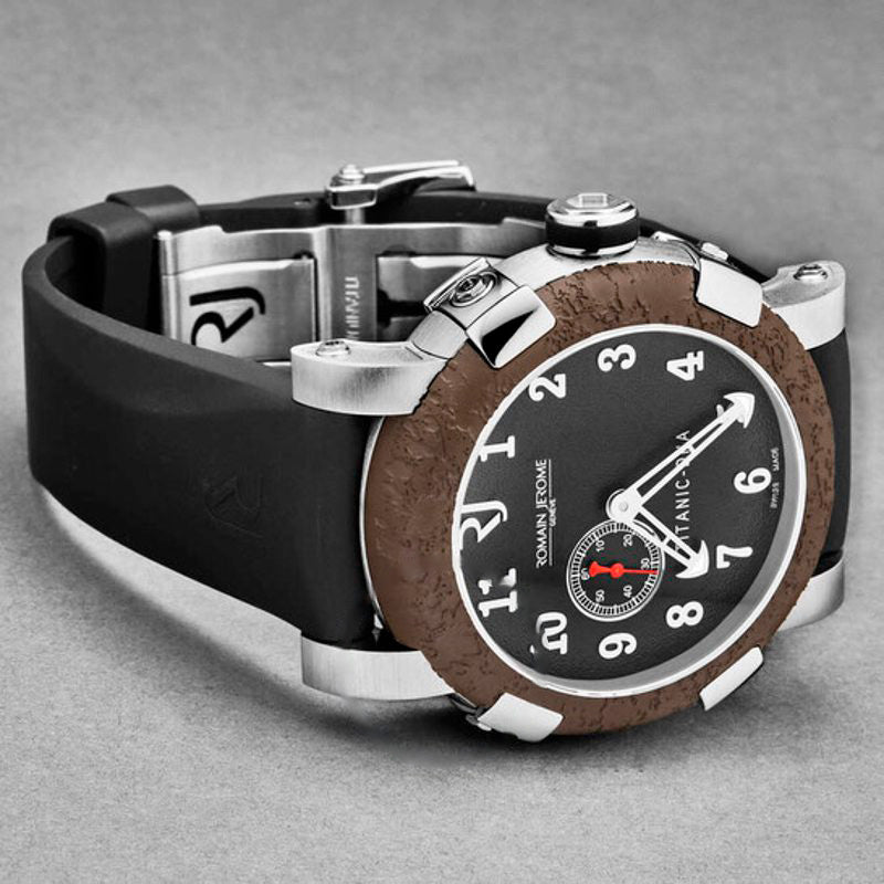 Relógio Titanic Automático Mostrador Preto 46 mm - Mercado de Luxo - O Maior E-Commerce de Bens, Produtos e Serviços de Luxo do Brasil.