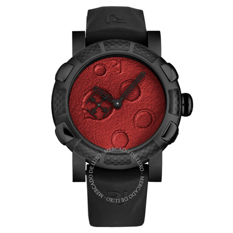 Relógio Moon Dust Automático Mostrador Vermelho 46 mm - Mercado de Luxo - O Maior E-Commerce de Bens, Produtos e Serviços de Luxo do Brasil.